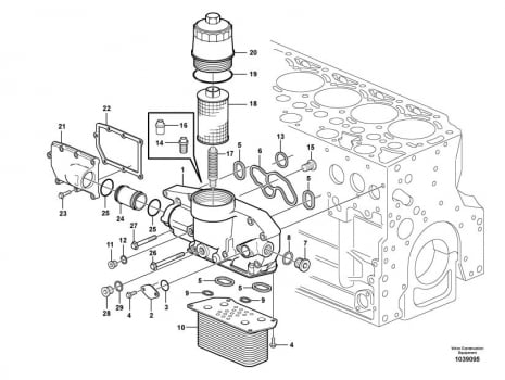 RADIADOR RESFRIADOR DE OLEO VOLVO ESCAV EC140B EC160B EC210B